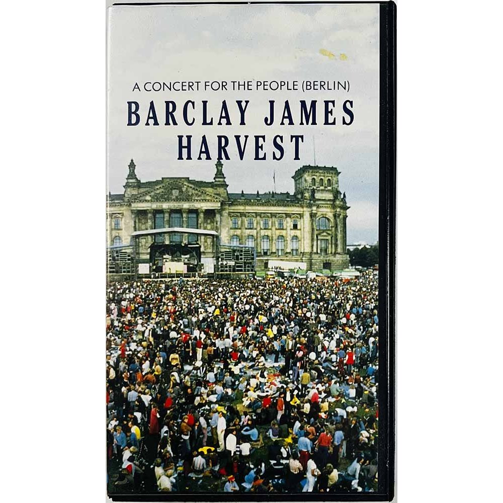VHS - Barclay James Harvest: A Concert For The People (Berlin) kansipaperi EX VHS-kasetin kunto EX VHS video