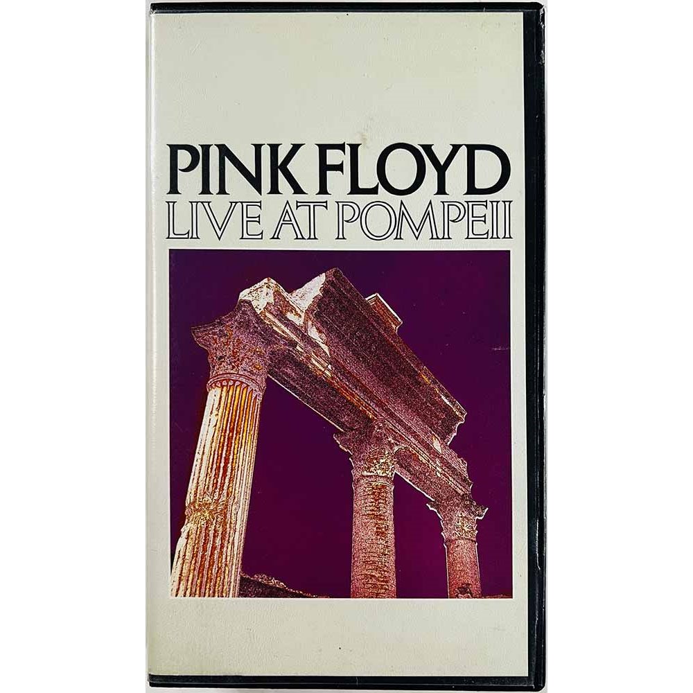 VHS - Pink Floyd: Live At Pompeii kansipaperi EX- VHS-kasetin kunto EX- VHS video