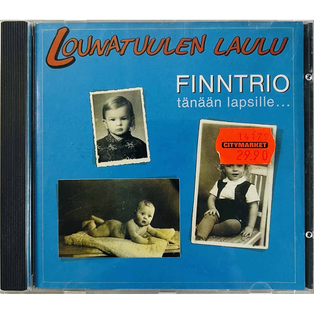 Finntrio CD Lounatuulen Laulu - Lauluja Lapsille  kansi EX levy EX- Käytetty CD
