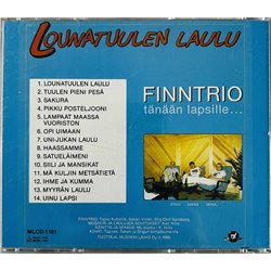 Finntrio CD Lounatuulen Laulu - Lauluja Lapsille  kansi EX levy EX- Käytetty CD