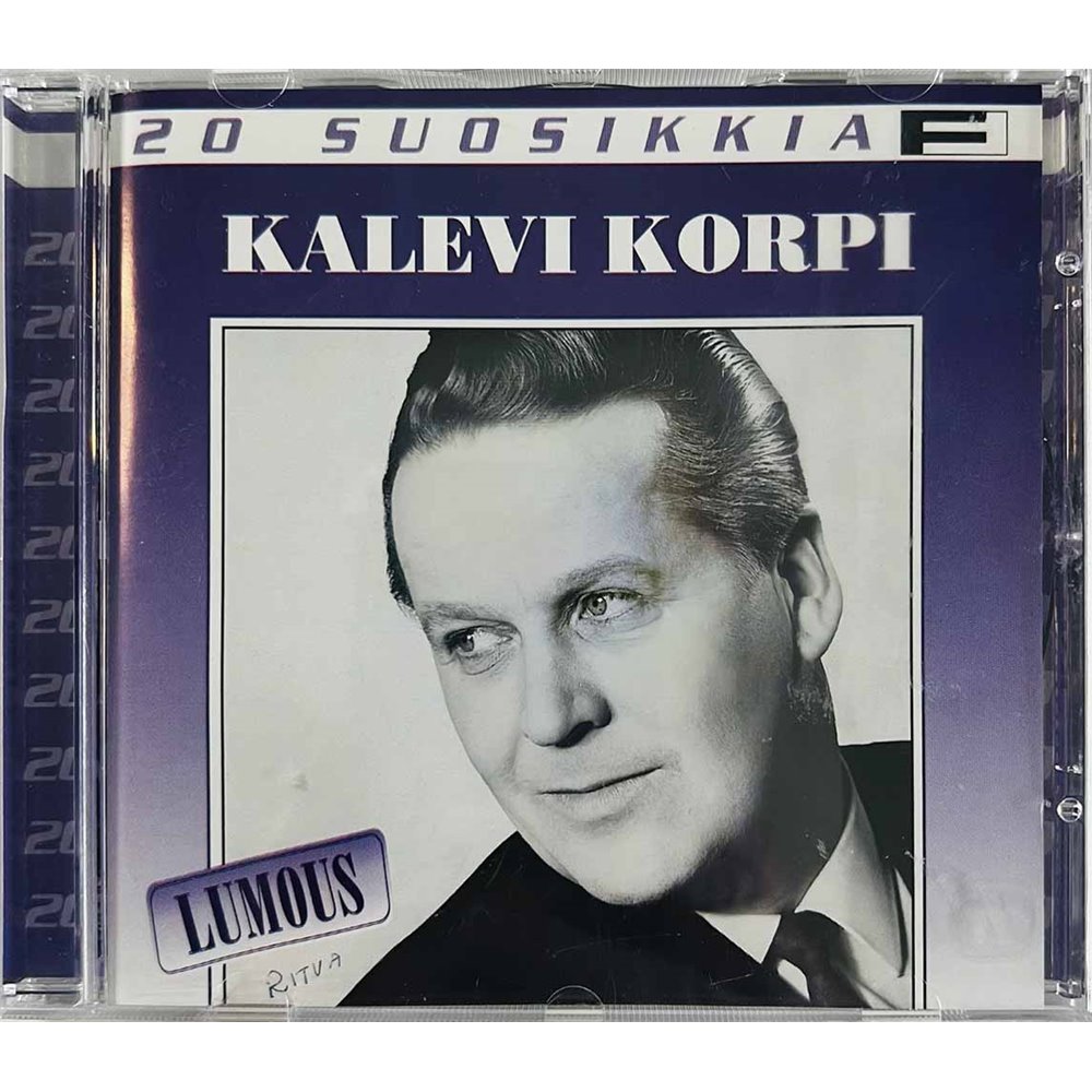 Korpi Kalevi CD 20 Suosikkia - Lumous  kansi VG+ levy EX Käytetty CD
