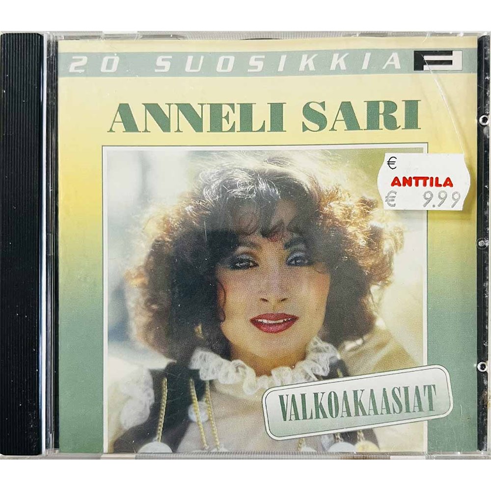 Sari Anneli CD 20 Suosikkia - Valkoakaasiat  kansi EX levy EX- Käytetty CD
