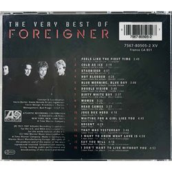 Foreigner CD The very best of  kansi EX levy EX Käytetty CD
