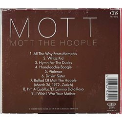 Mott The Hoople CD Mott  kansi EX levy EX Käytetty CD
