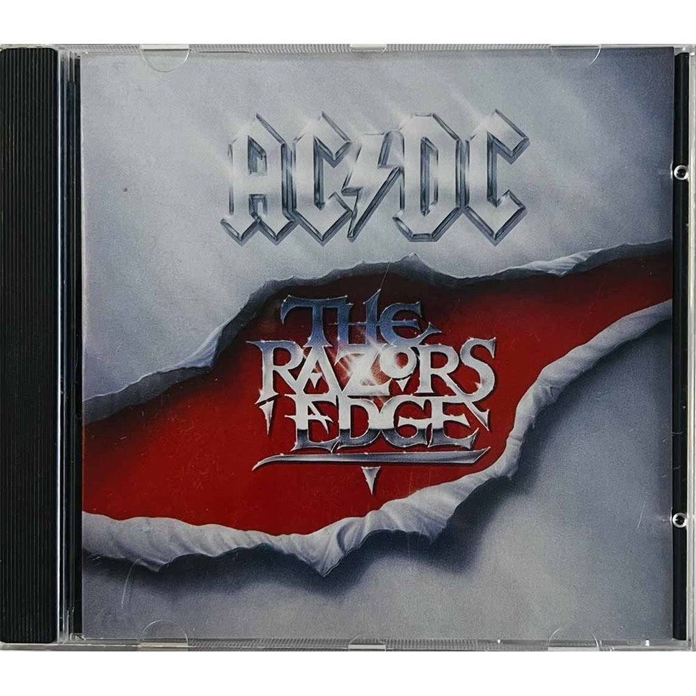 AC/DC CD The Razors Edge  kansi EX levy EX Käytetty CD