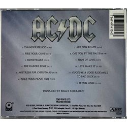 AC/DC CD The Razors Edge  kansi EX levy EX Käytetty CD