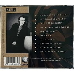 Henley Don CD The End Of The Innocence  kansi EX levy EX Käytetty CD