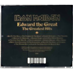 Iron Maiden CD Edward The Great (The Greatest Hits)  kansi EX levy VG Käytetty CD