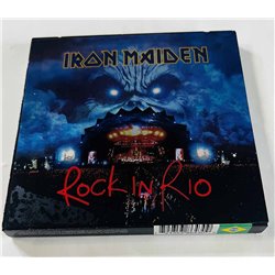 Iron Maiden CD Rock In Rio 2CD  kansi VG+ levy EX Käytetty CD