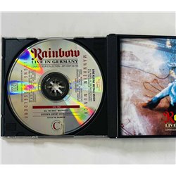 Rainbow CD Live In Germany -76 2CD  kansi EX levy VG+ Käytetty CD