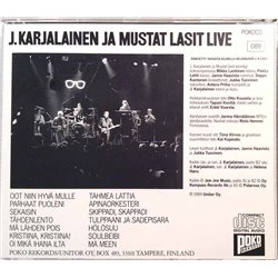 Karjalainen J Käytetty CD Live  kansi EX levy EX Käytetty CD