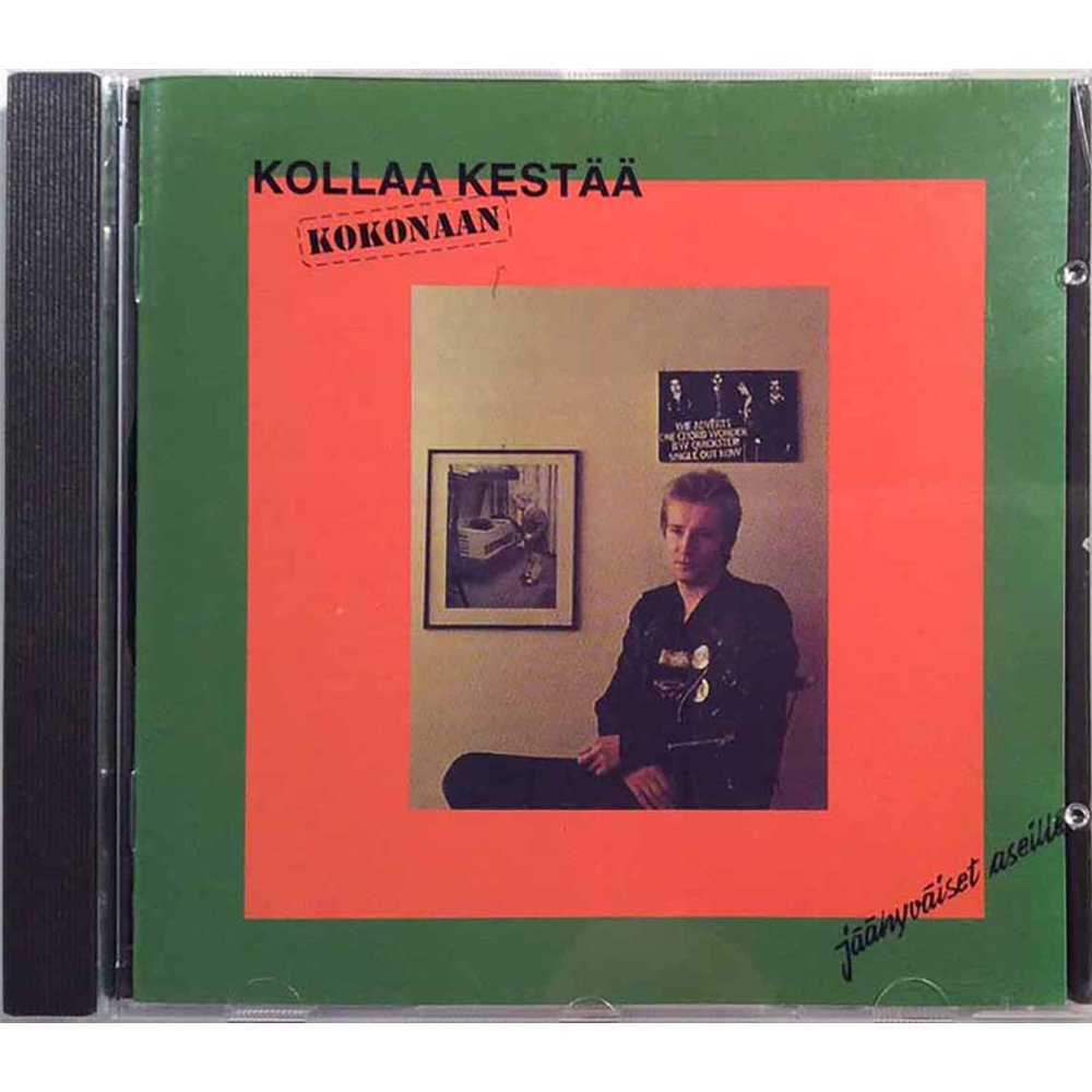 Kollaa Kestää Käytetty CD Jäähyväiset Aseille, kokonaan 26 biisiä  kansi EX levy EX Käytetty CD