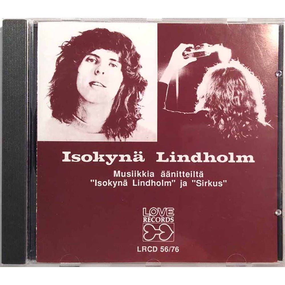 Isokynä Lindholm Käytetty CD Musiikkia Äänitteiltä "Isokynä Lindholm" Ja "Sirkus"  kansi EX levy EX Käytetty CD