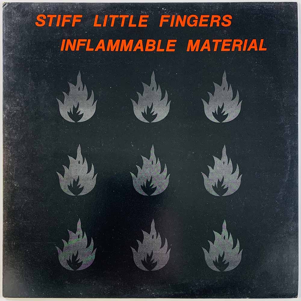 Stiff Little Fingers 1979 ROUGH 1 Inflammable material Begagnat LP