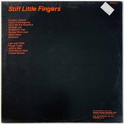 Stiff Little Fingers 1979 ROUGH 1 Inflammable material Begagnat LP