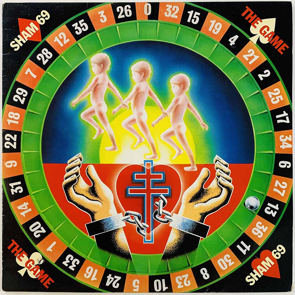 Sham  69 vinyl LP The Game  kansi VG levy EX- Käytetty LP