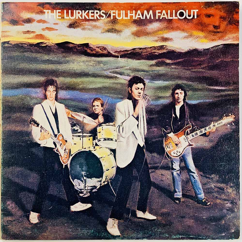 Lurkers vinyl LP Fulham fallout  kansi G+ levy EX Käytetty LP