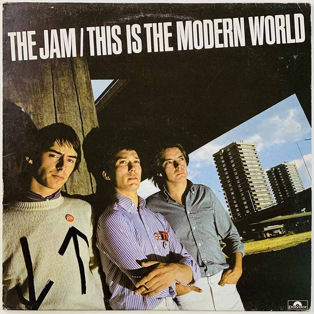 Jam vinyl LP This is the modern world  kansi VG levy EX Käytetty LP