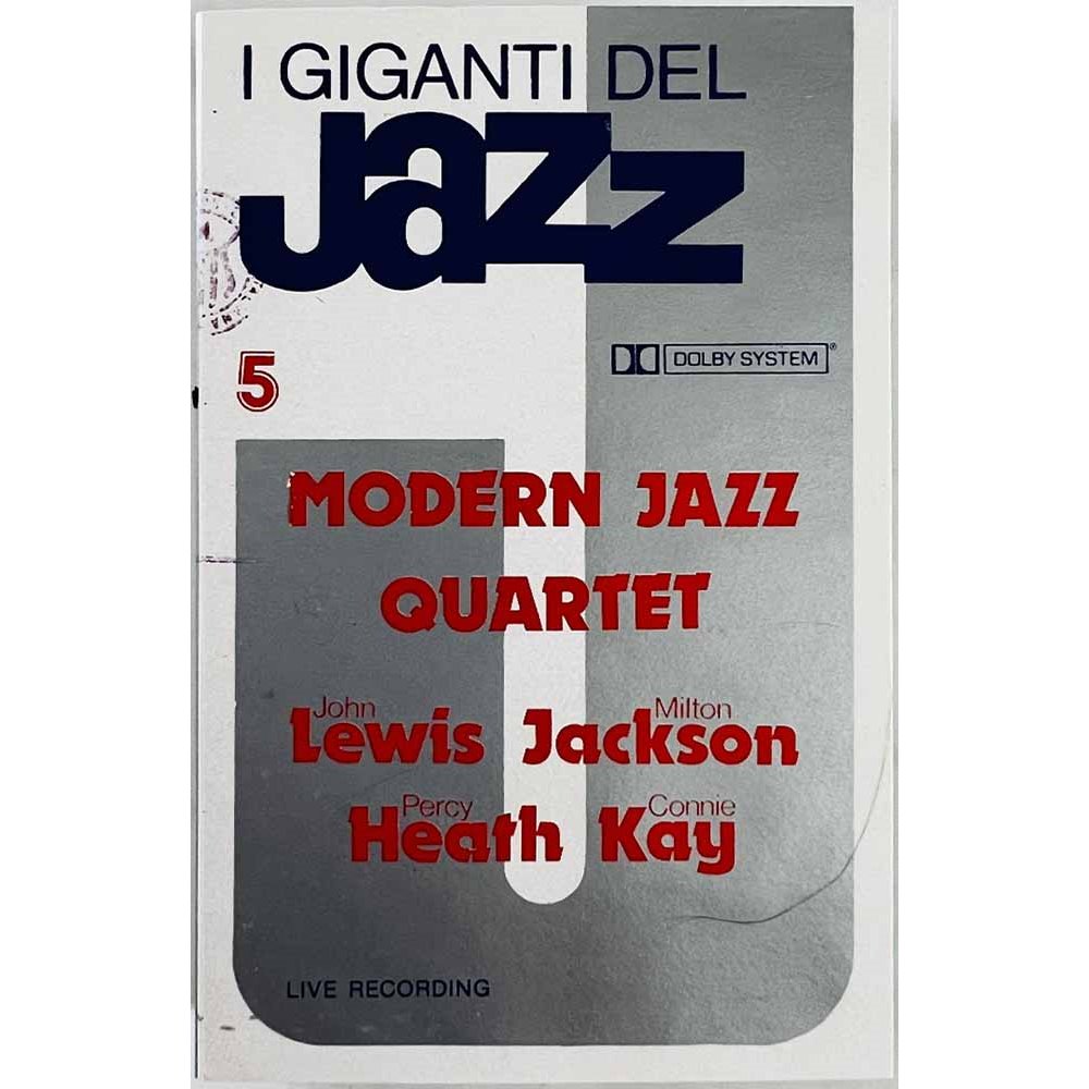 Modern Jazz Quartet Musiikkikasetti Giganti del Jazz  kansi EX kasetti EX käytetty kasetti