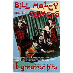 Bill haley and the Comets Musiikkikasetti 16 greatest hits  kansi EX kasetti EX käytetty kasetti