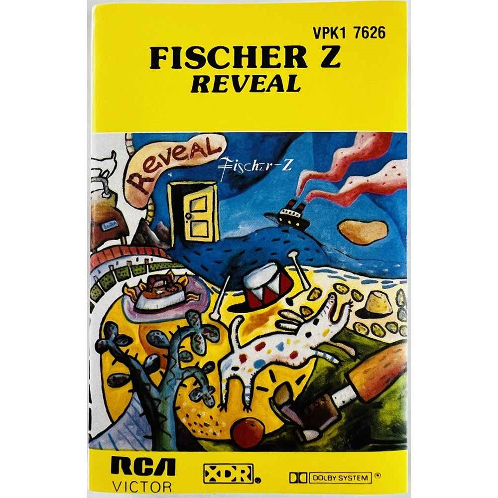 Fischer-Z Musiikkikasetti Reveal  kansi EX kasetti EX käytetty kasetti