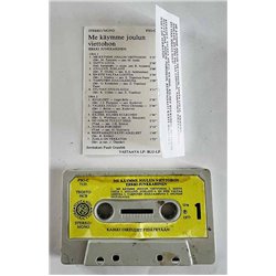 Junkkarinen Erkki Musiikkikasetti Me Käymme Joulun Viettohon  kansi EX kasetti EX käytetty kasetti