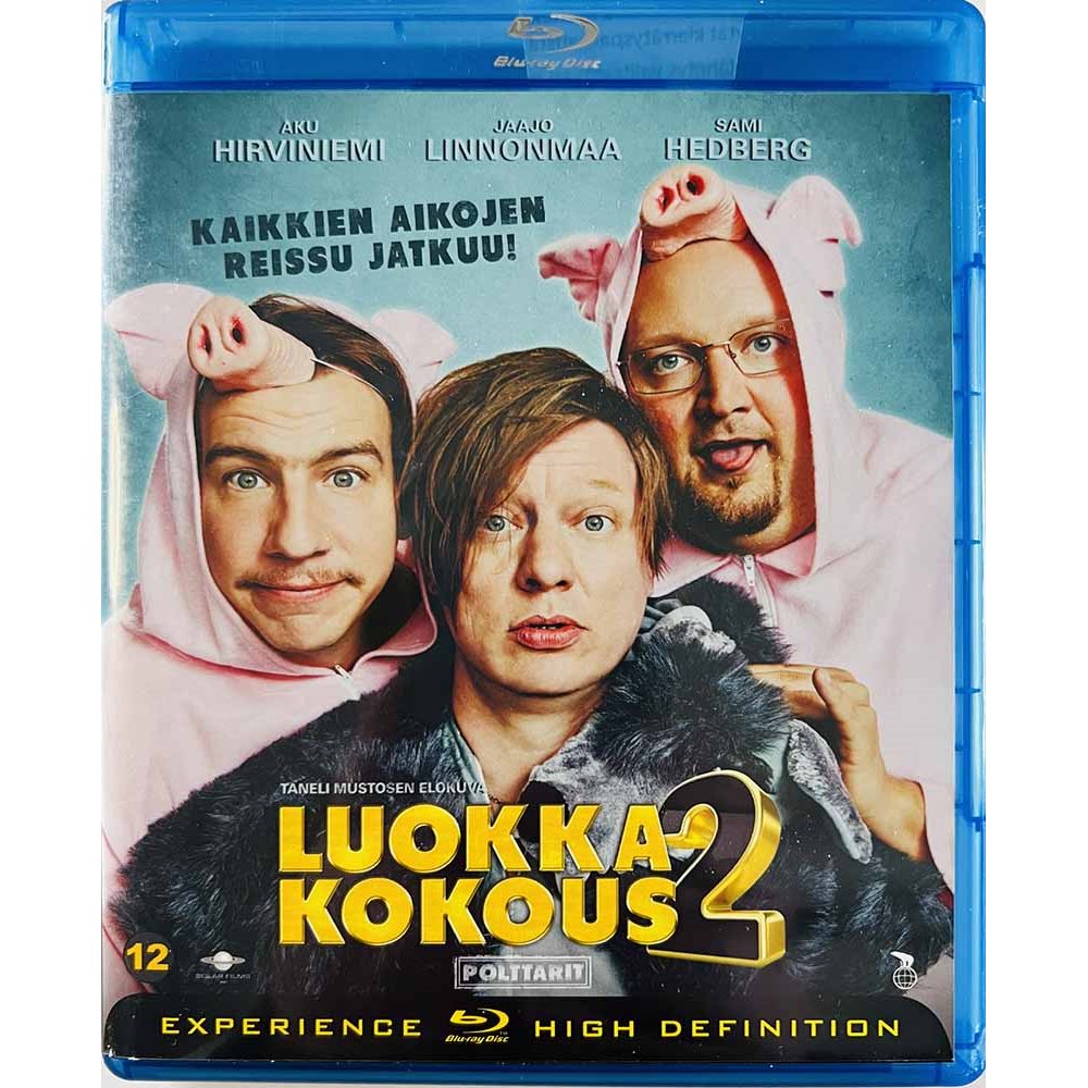 Blu-ray - Elokuva Blu-ray Luokkakokous 2 polttarit  kansi EX levy EX BLU-RAY DISC