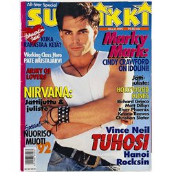 Suosikki 1992 N:o 4 Nirvana: Jättijuttu & juliste aikakauslehti