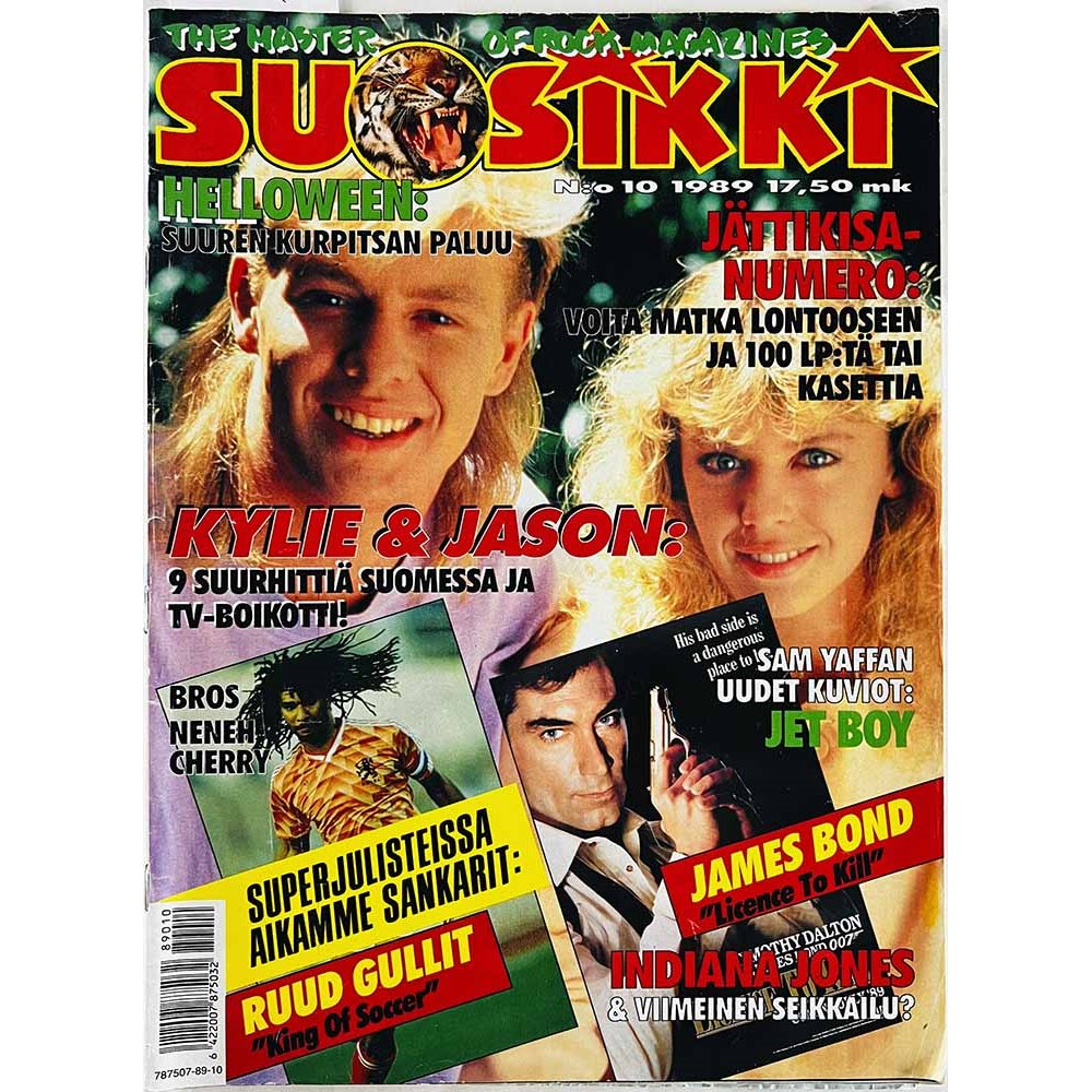 Suosikki 1989 N:o 10 Festarit: Giants of Rock, 20. Ruisrock aikakauslehti