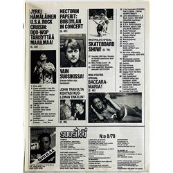 Suosikki 1978 8 David Bowie, Kate Bush, Ruisrock -78 begagnade magazine