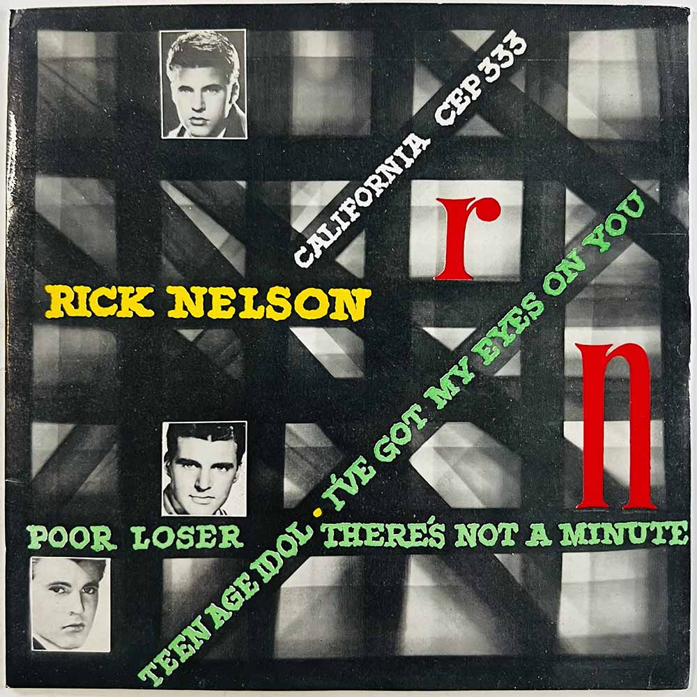 Nelson Ricky vinyylisingle R N EP  kansi EX- levy VG+ käytetty vinyylisingle