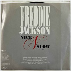 Jackson Freddie 1988 B-44171 Nice 'N' Slow begagnad singelskiva