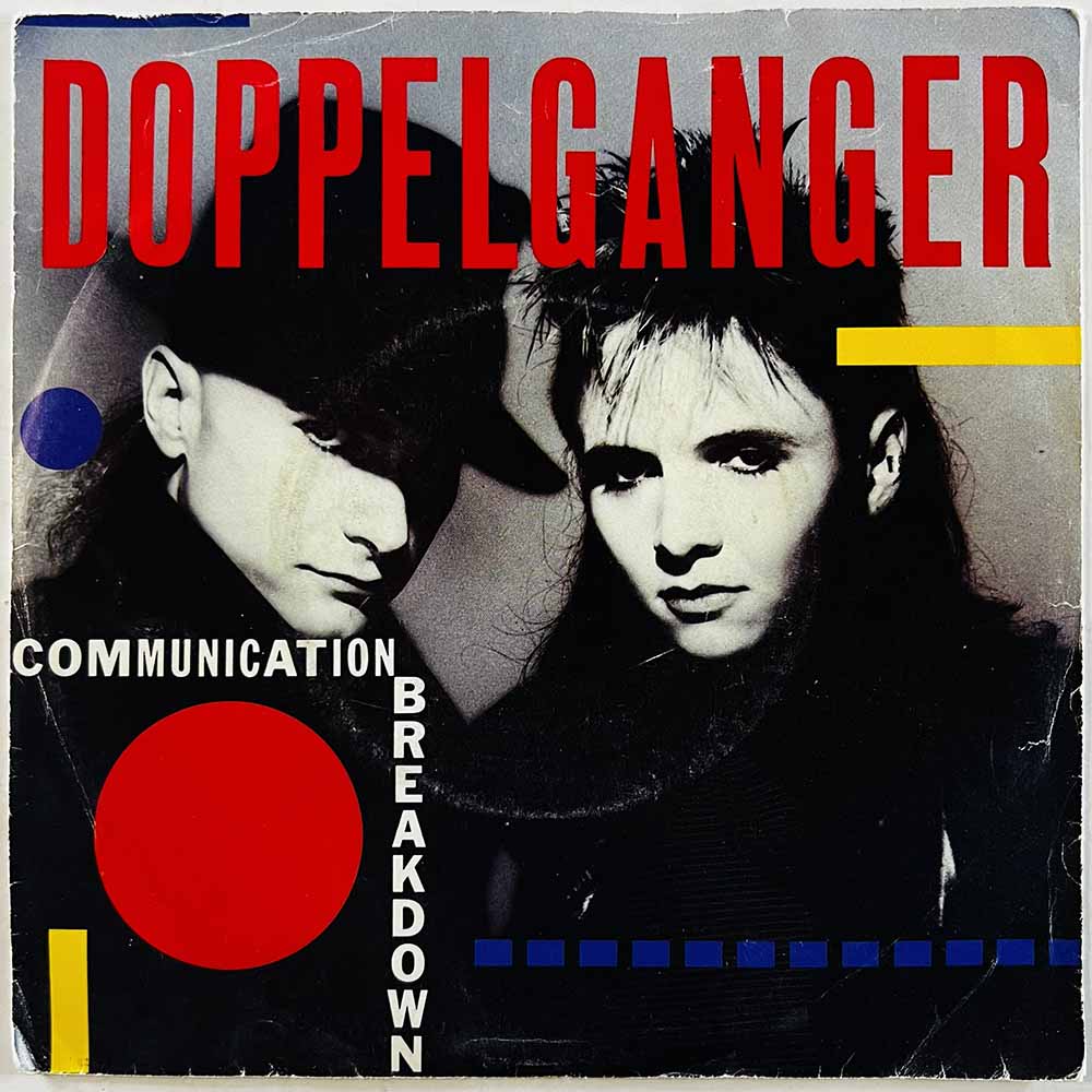 Doppelganger vinyylisingle Communication Breakdown  kansi VG levy EX- käytetty vinyylisingle