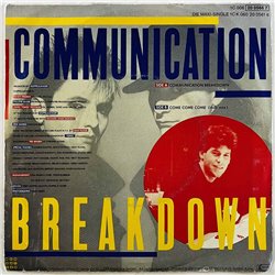 Doppelganger vinyylisingle Communication Breakdown  kansi VG levy EX- käytetty vinyylisingle