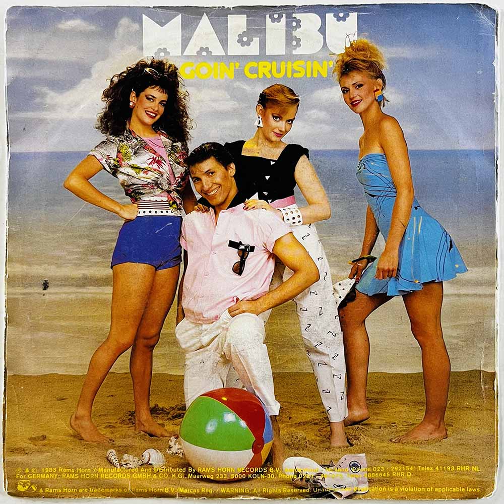 Malibu vinyylisingle Goin' Cruisin'  kansi G+ levy EX- käytetty vinyylisingle