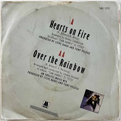 Harris Sam 1984 TMG 1370 Hearts On Fire / Over The Rainbow begagnad singelskiva