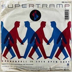 Supertramp vinyylisingle Cannonball  kansi G+ levy VG+ käytetty vinyylisingle