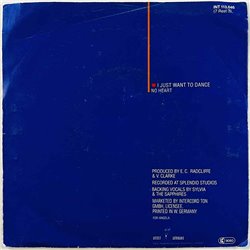 Robert Marlow 1983 INT 113.646 I Just Want To Dance begagnad singelskiva