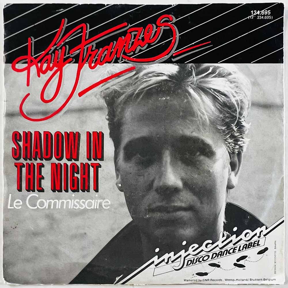 Kay Franzes vinyylisingle Shadow In The Night  kansi G+ levy VG+ käytetty vinyylisingle