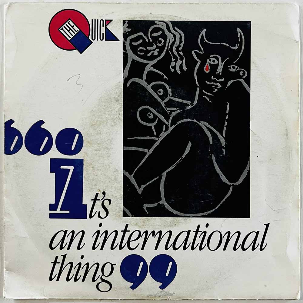Quick vinyylisingle It's An International Thing  kansi VG levy VG+ käytetty vinyylisingle