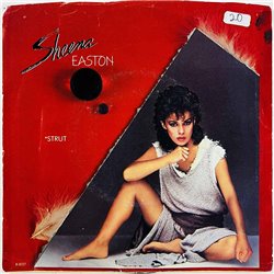 Easton Sheena vinyylisingle Strut / Letters From The Road  kansi VG levy VG käytetty vinyylisingle
