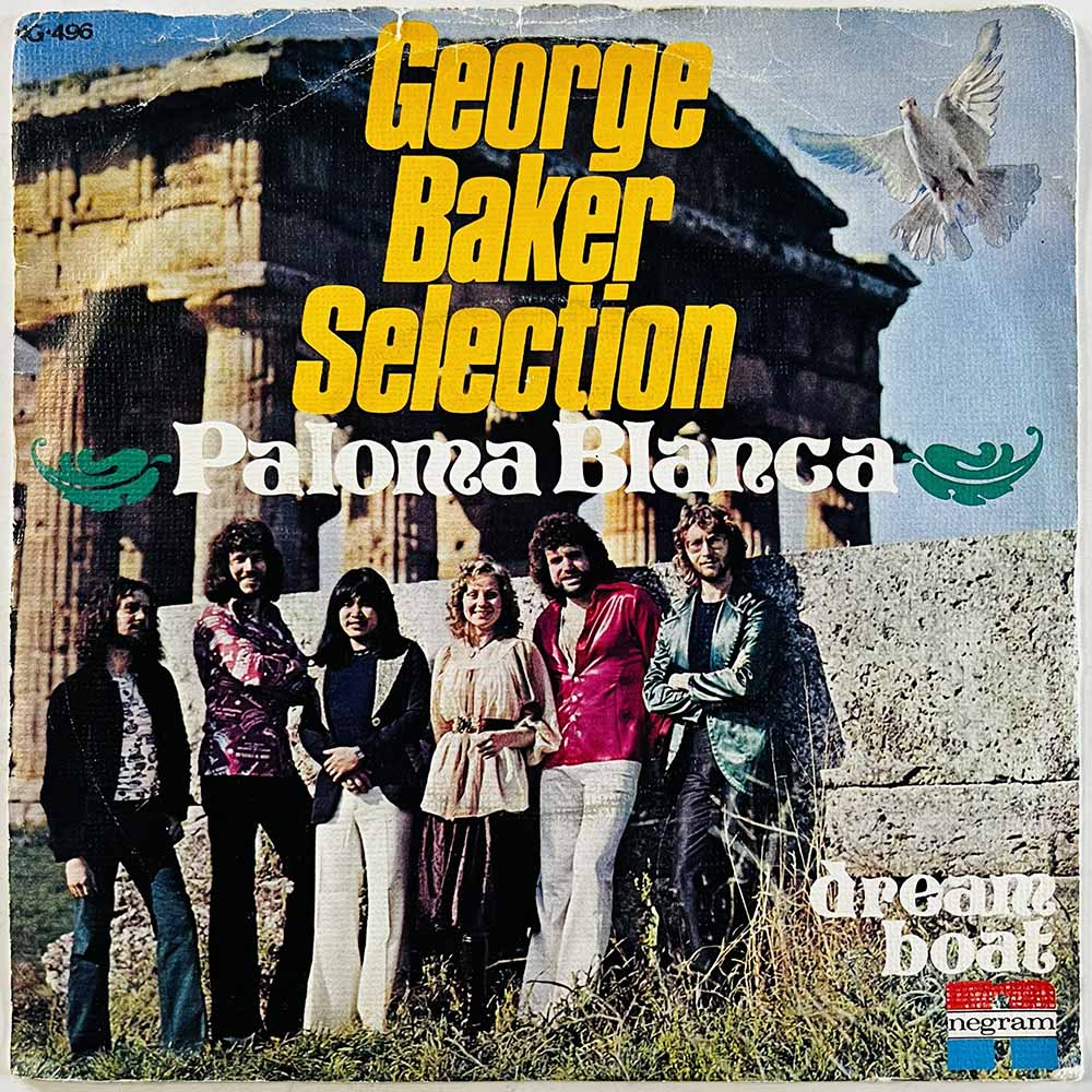 George Baker Selection vinyylisingle Paloma Blanca  kansi VG levy VG+ käytetty vinyylisingle