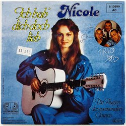 Nicole, Trio 1983 6.13 699, 6.13699 AC Ich Hab' Dich Doch Lieb begagnad singelskiva