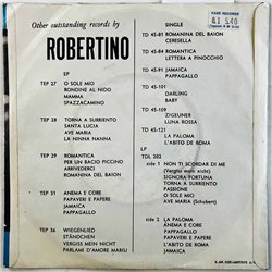 Robertino Loretti vinyylisingle Splende Il Ciel / Tu Scendi Dalle Stelle  kansi VG+ levy VG+ käytetty vinyylisingle