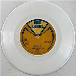 Eater single 7” kuvakannella Eater Live E.P. limited white vinyl  kansi EX levy EX vinyylisingle