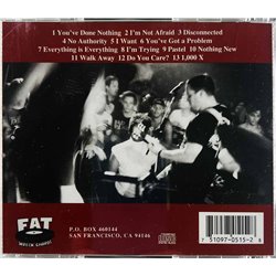 Face To Face 1992 FAT 515-2 Don’t Turn Away CD Begagnat