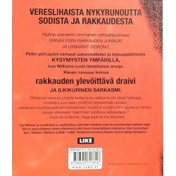 Sanoi haulikko päälle: Saul Williams  kansi EX sisäsivut EX Käytetty kirja