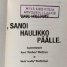 Sanoi haulikko päälle: Saul Williams  kansi EX sisäsivut EX Käytetty kirja