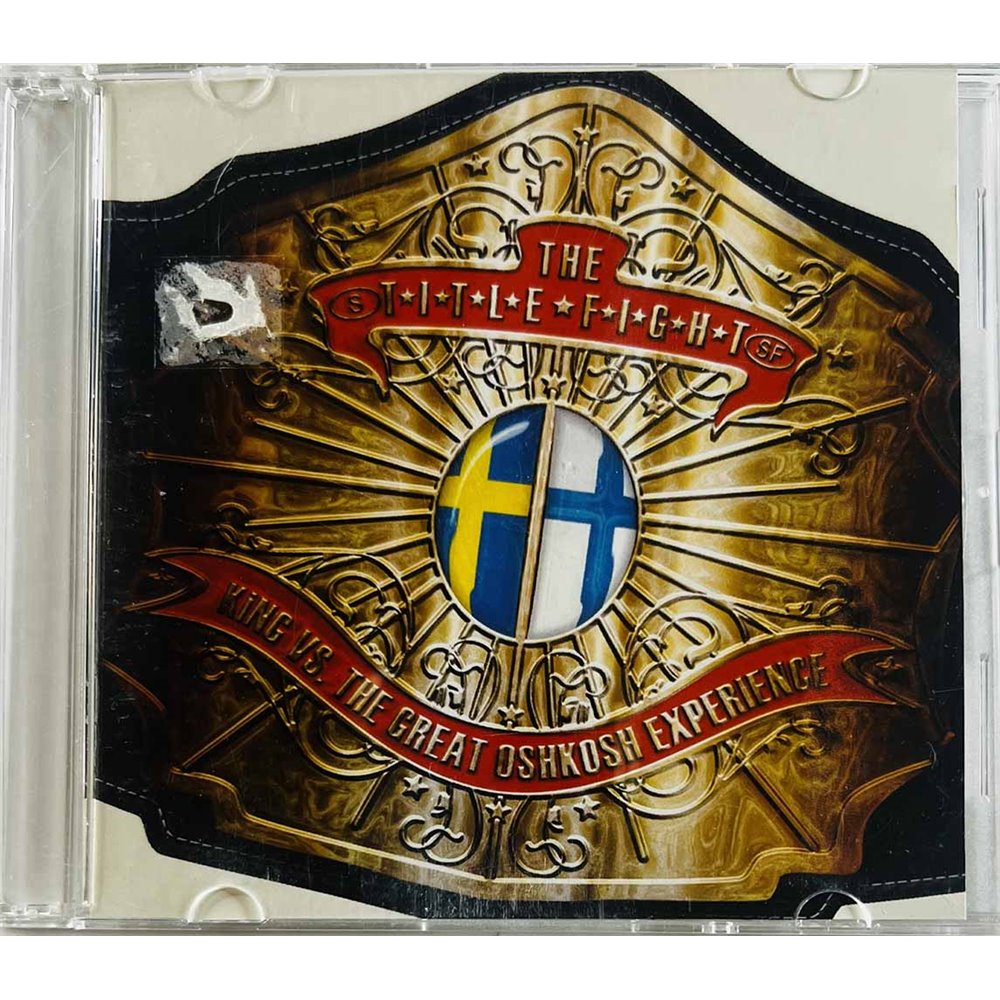 King Vs. The Great Oshkosh Experien 2003 CD001 Title Fight -Split CD Begagnat