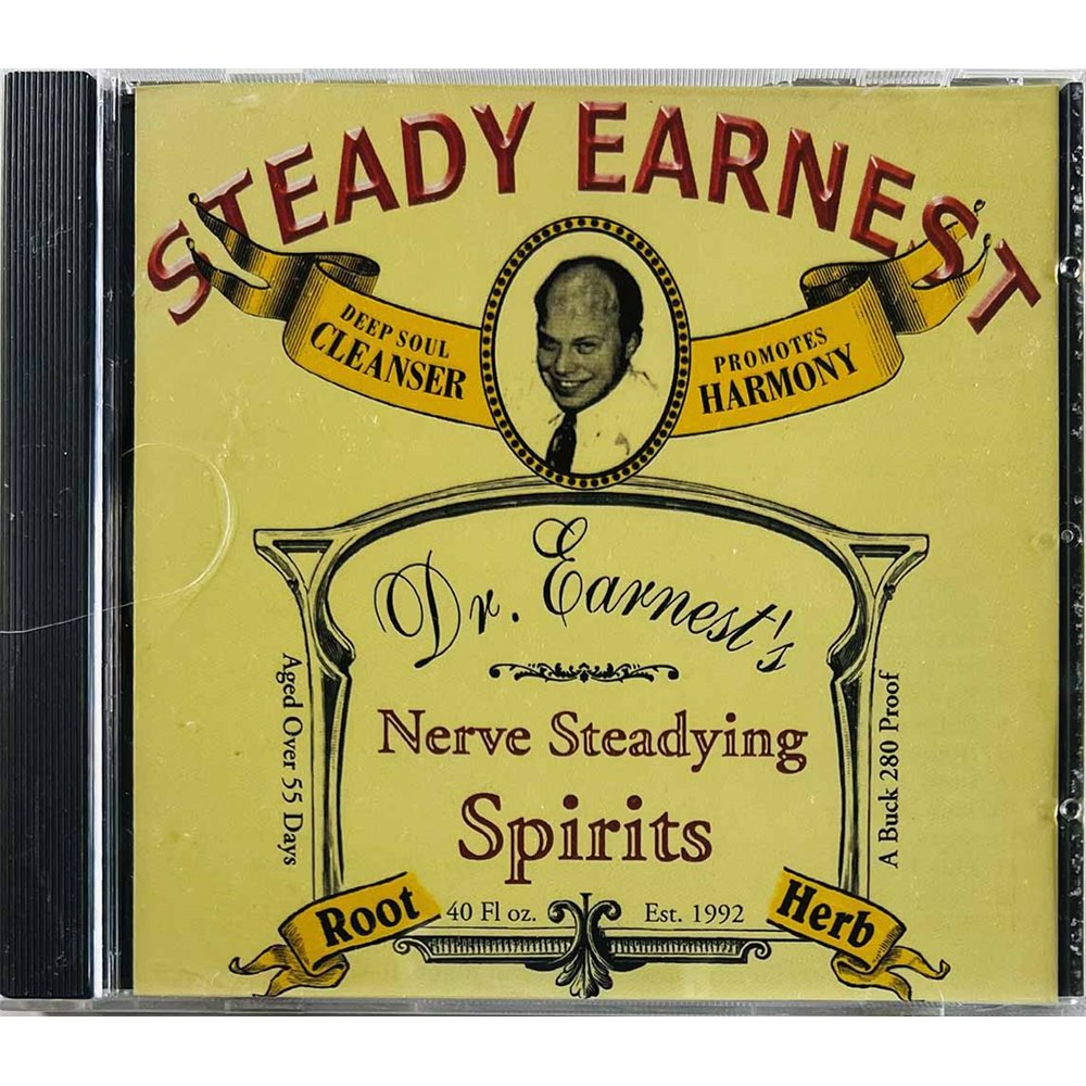 Steady Earnest Käytetty CD Dr. Earnest’s Nerve Steadying  kansi EX levy EX Käytetty CD